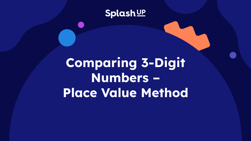 Comparing 3-Digit Numbers – Place Value Method