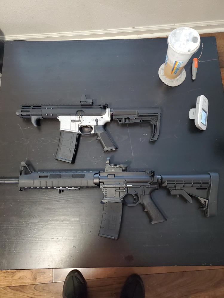 Magpul M-LOK Hand Stop Kit - Grey - Customer Photo From Vicente Sanchez