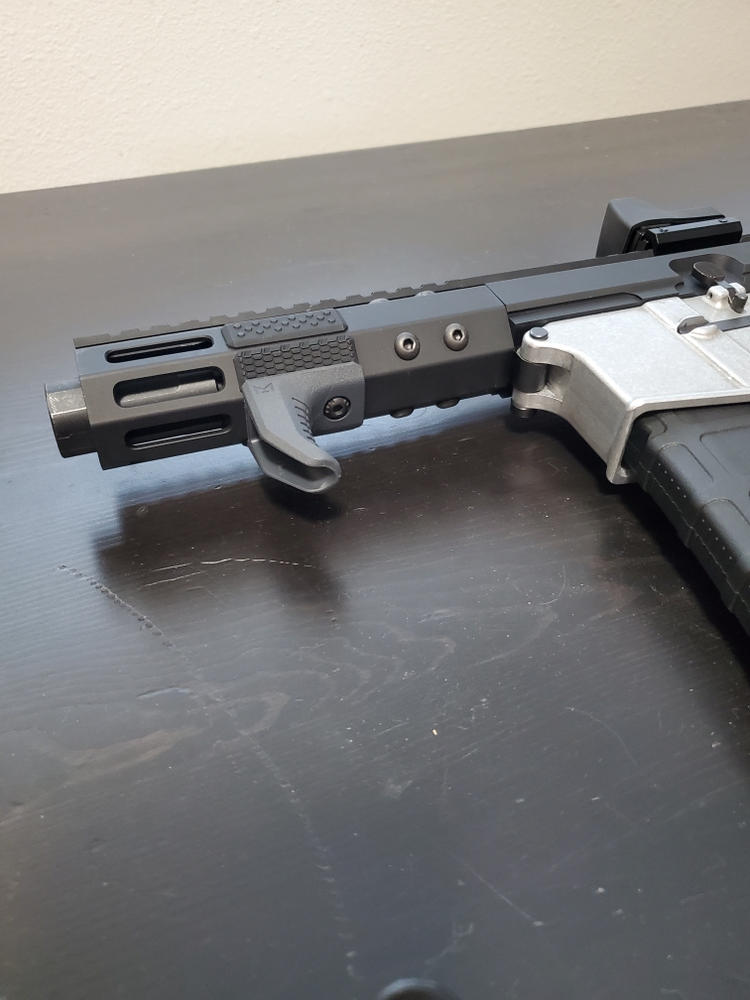 Magpul M-LOK Hand Stop Kit - Grey - Customer Photo From Vicente Sanchez