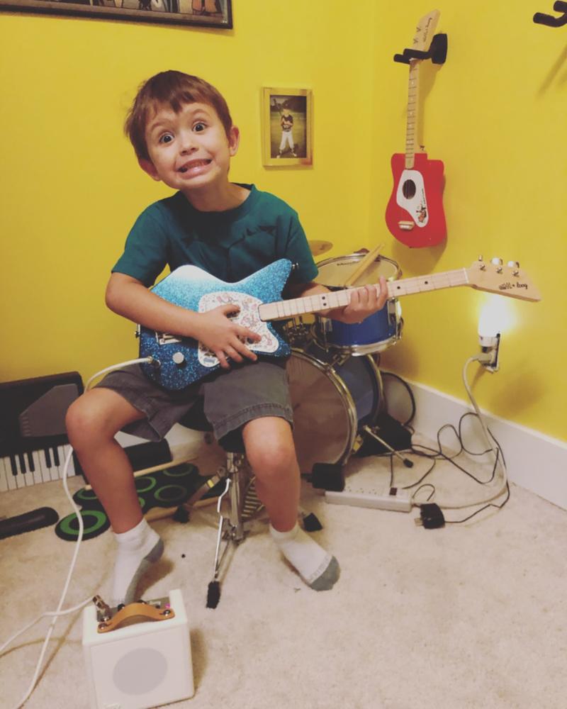 Loog Pro Electric + Paul Frank - Customer Photo From Molly Conger