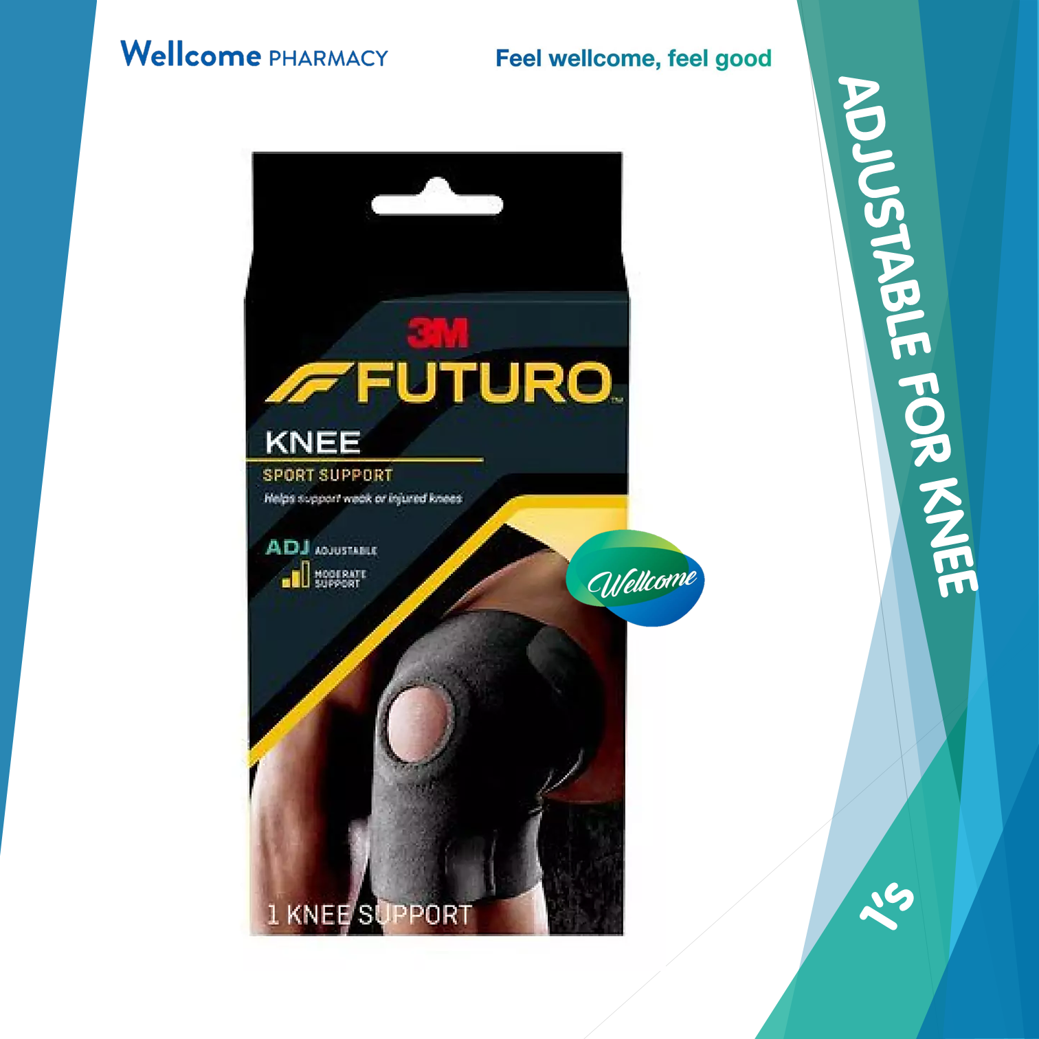 Futuro Sport Adjustable Knee Support - Adjustable.png