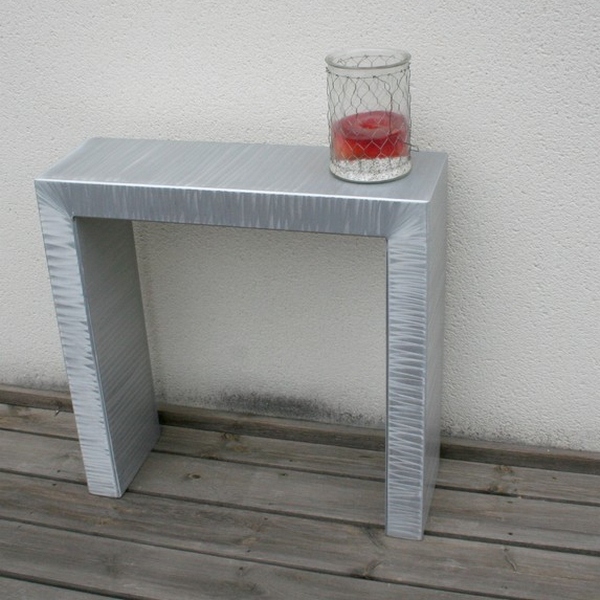 Table aluminium