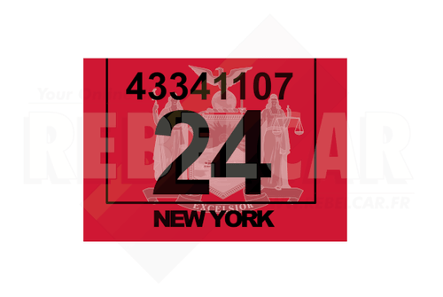 STICKER ANNÉE NY PERSONNALISABLE 37.1*25.8 MM / 1.46*1.02"