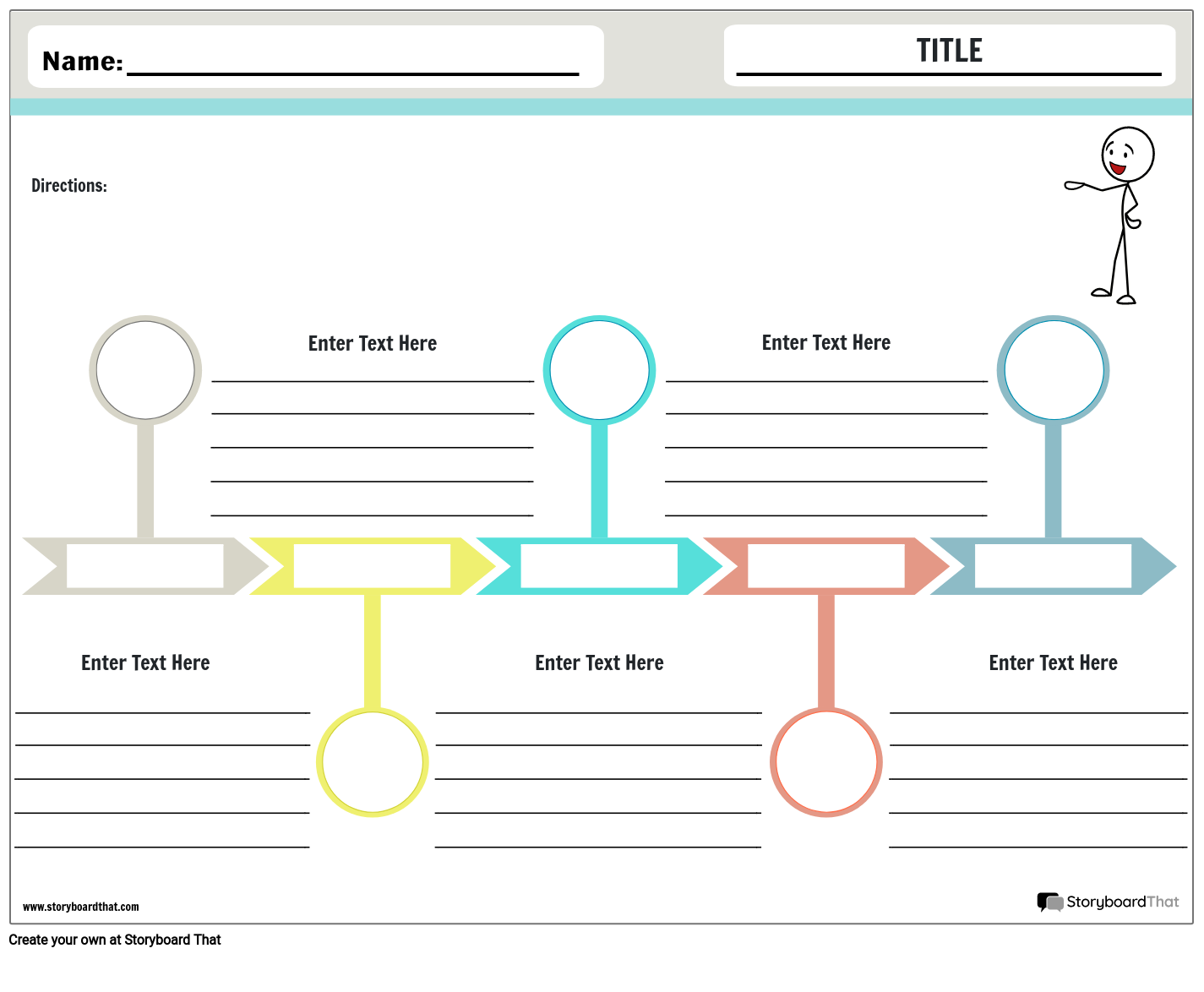 Graphic Organizer Timeline Template