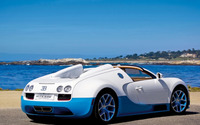 White and blue Vitesse Bugatti Veyron wallpaper 1920x1200 jpg