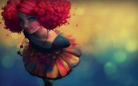 Clown girl wallpaper 1920x1080 jpg