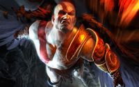 Flying Kratos in God of War wallpaper 1920x1200 jpg