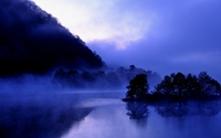 Purple foggy lake wallpaper 1920x1200 jpg