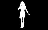 Woman silhouette [2] wallpaper 2880x1800 jpg