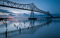 Metallic bridge over the water wallpaper 1920x1200 jpg