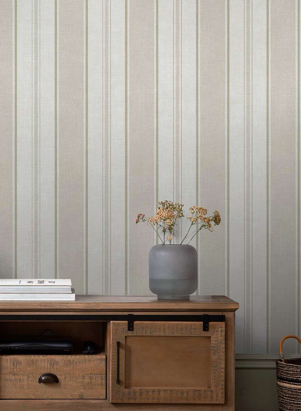 Wallpaper Suro light grey beige | Wallpaper from the 70s