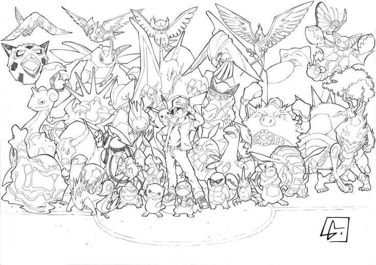 Charizard Pokemon Coloring Pages