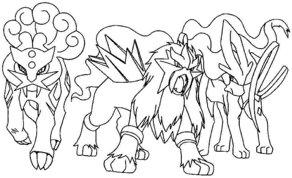 Jhoto league Pokemon Coloring Pages