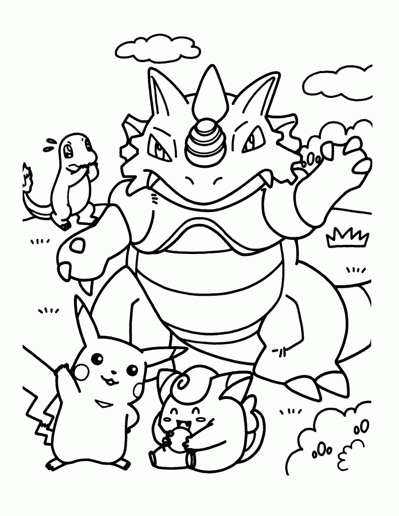 Greninja Pokemon Coloring Pages