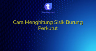 Cara Menghitung Sisik Burung Perkutut