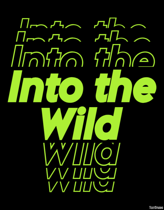 Into The Wild Text Effect and Logo Design Movie