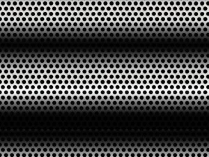 Seamless Perforated Metal Sheet Texture