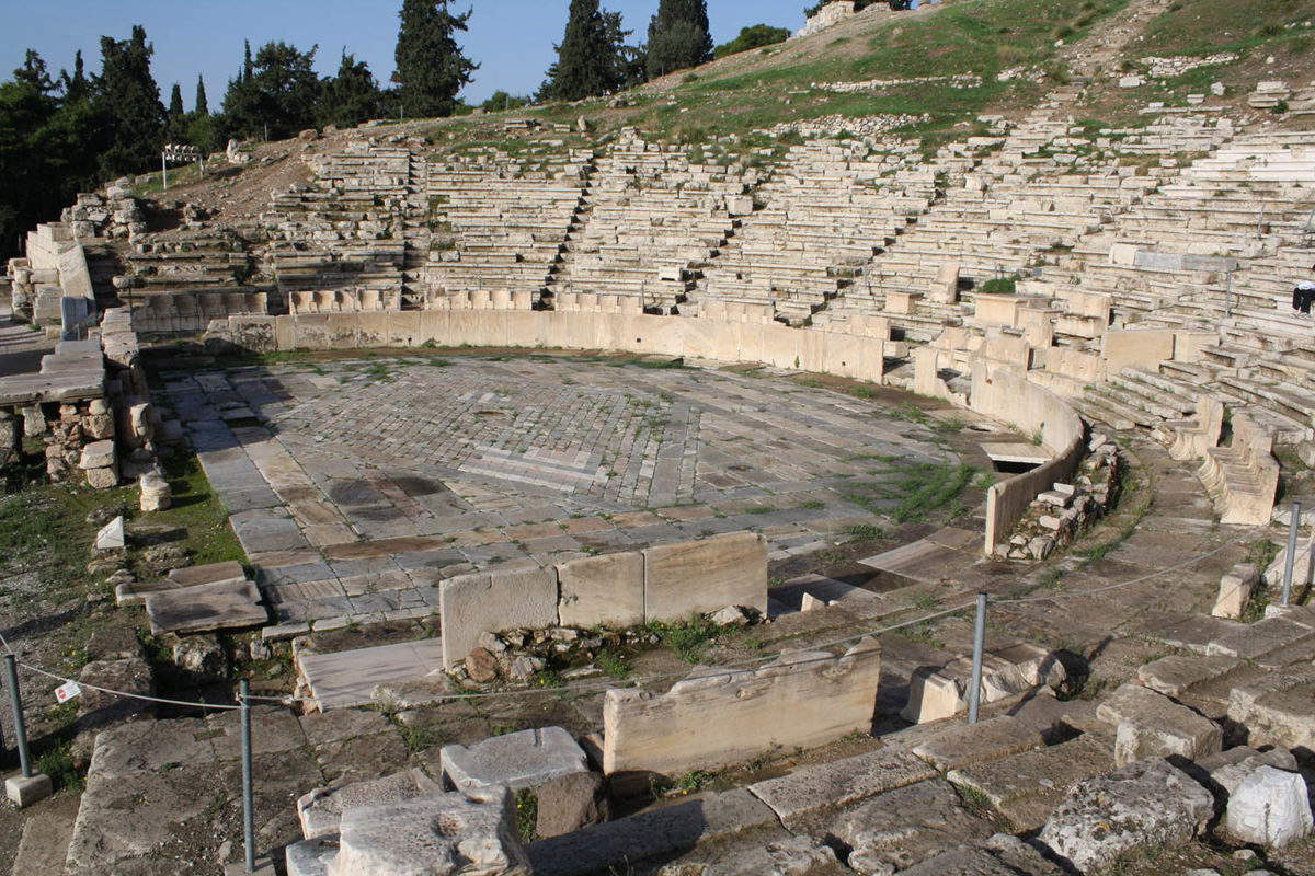 ancient theater dionysus eleutherios