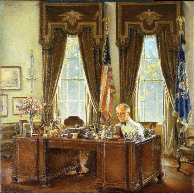 franklin delano roosevelt oval office