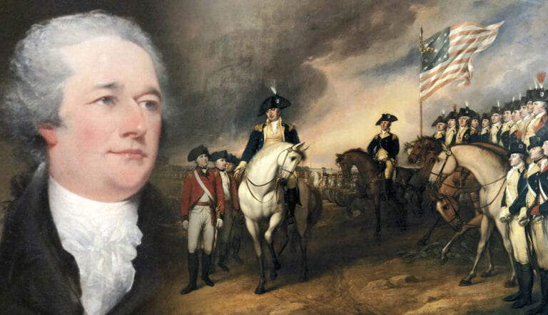 alexander hamilton surrender lord cornwallis trumbull