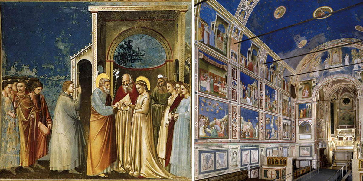 scrovegni chapel padua virgin giotto