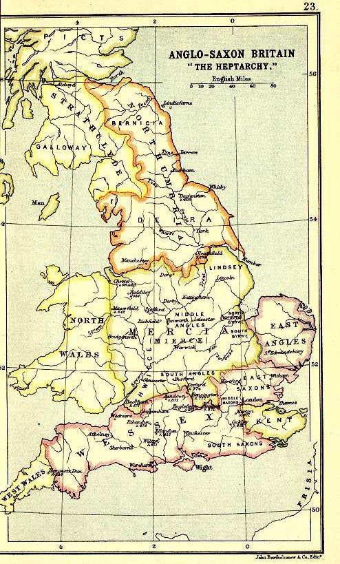 anglo saxon kingdoms map