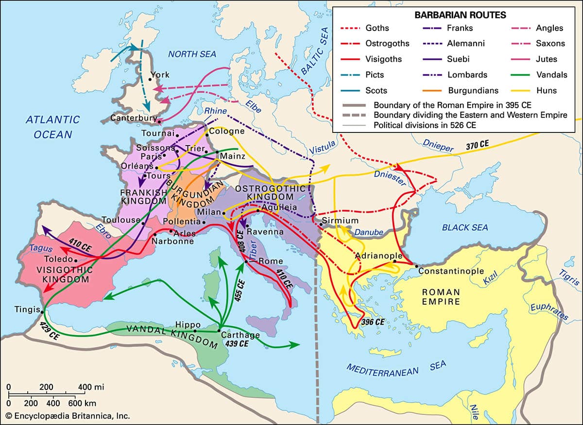 germanic migrations europe