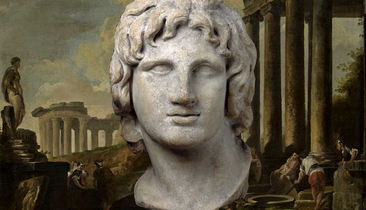 alexander great bust hubert achilles alexander painting