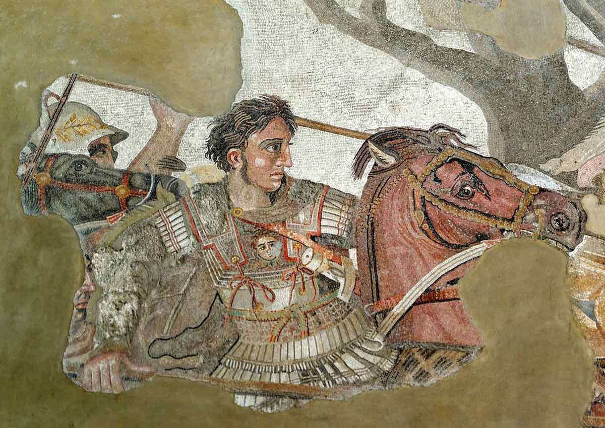 battle of issus mosaic