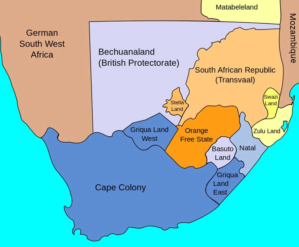 south africa colonization 1899