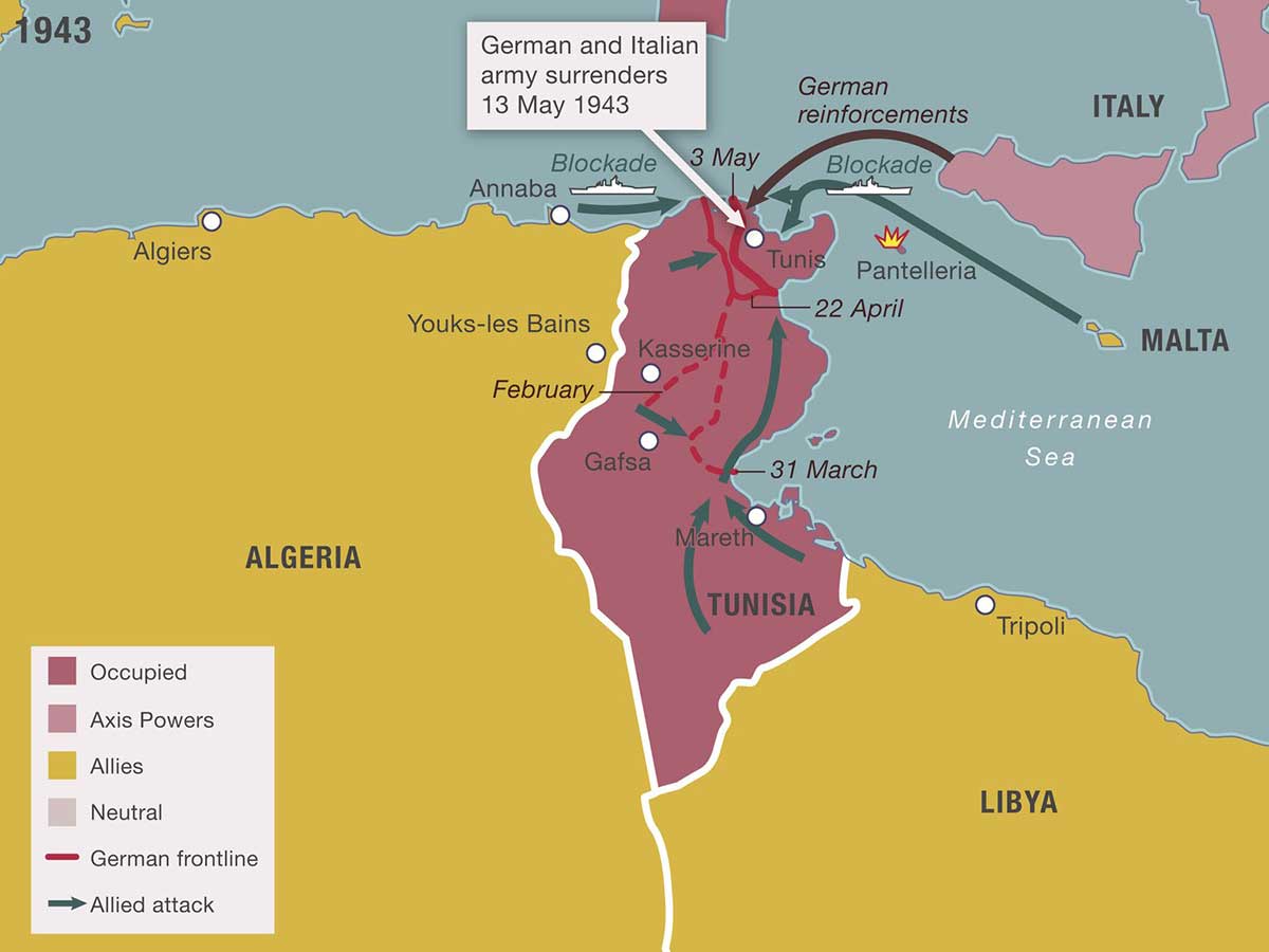 axis surrender north africa may 1943