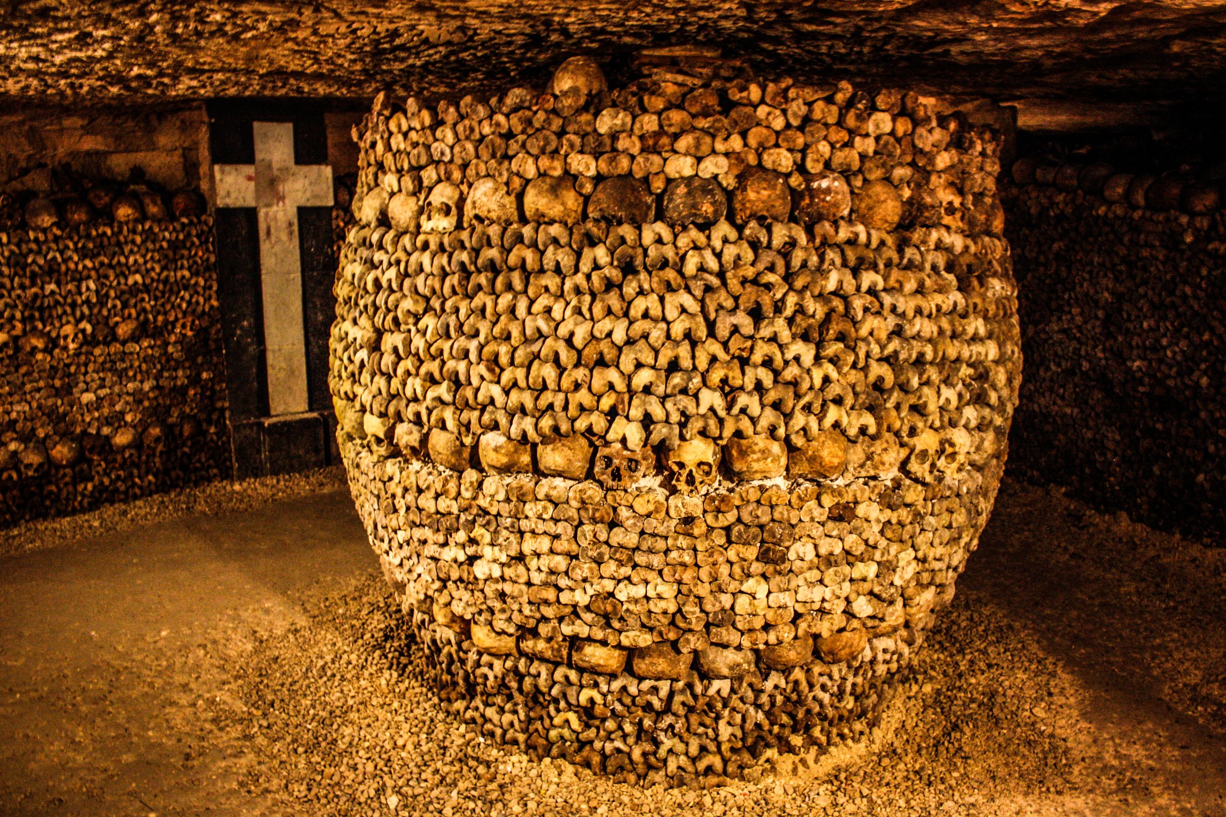 Paris Catacombs - haunted place