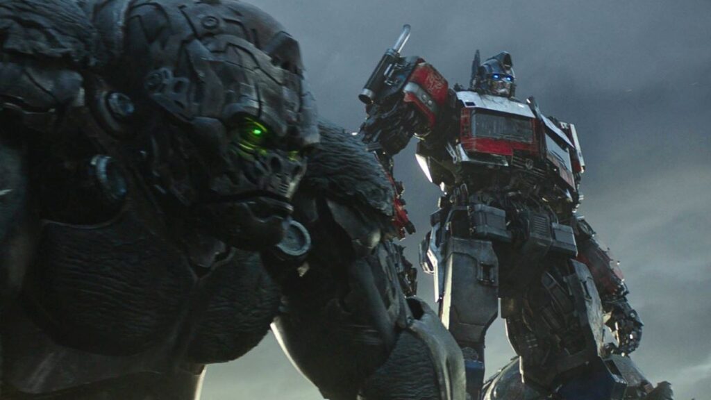 A shot from Transformers: Rise of Beasts