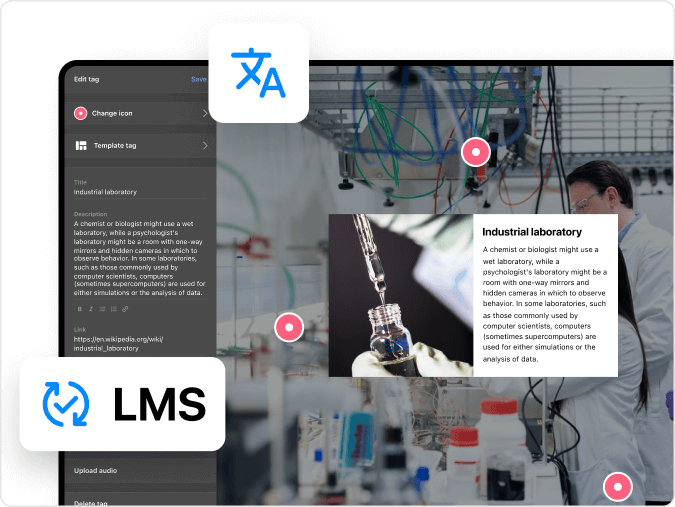 ThingLink Scenario Builder inside LMS