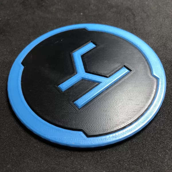 Halo Offensive Bias Logo Coaster - Model preview 5