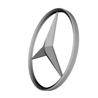 Mercedes Emblem - Model thumbnail 1