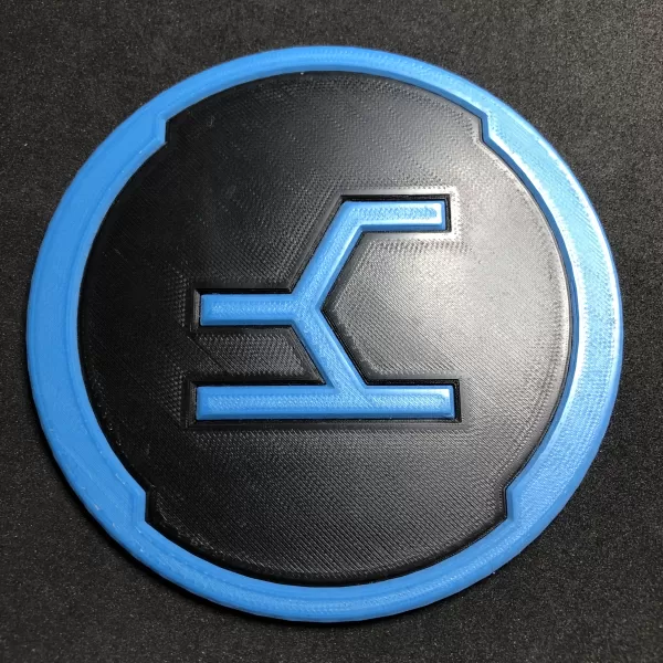 Halo Offensive Bias Logo Coaster - Model preview 1