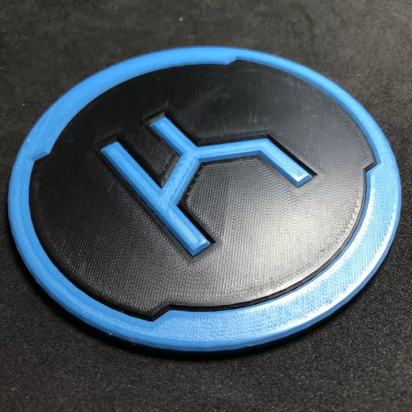 Halo Offensive Bias Logo Coaster - Model preview 2