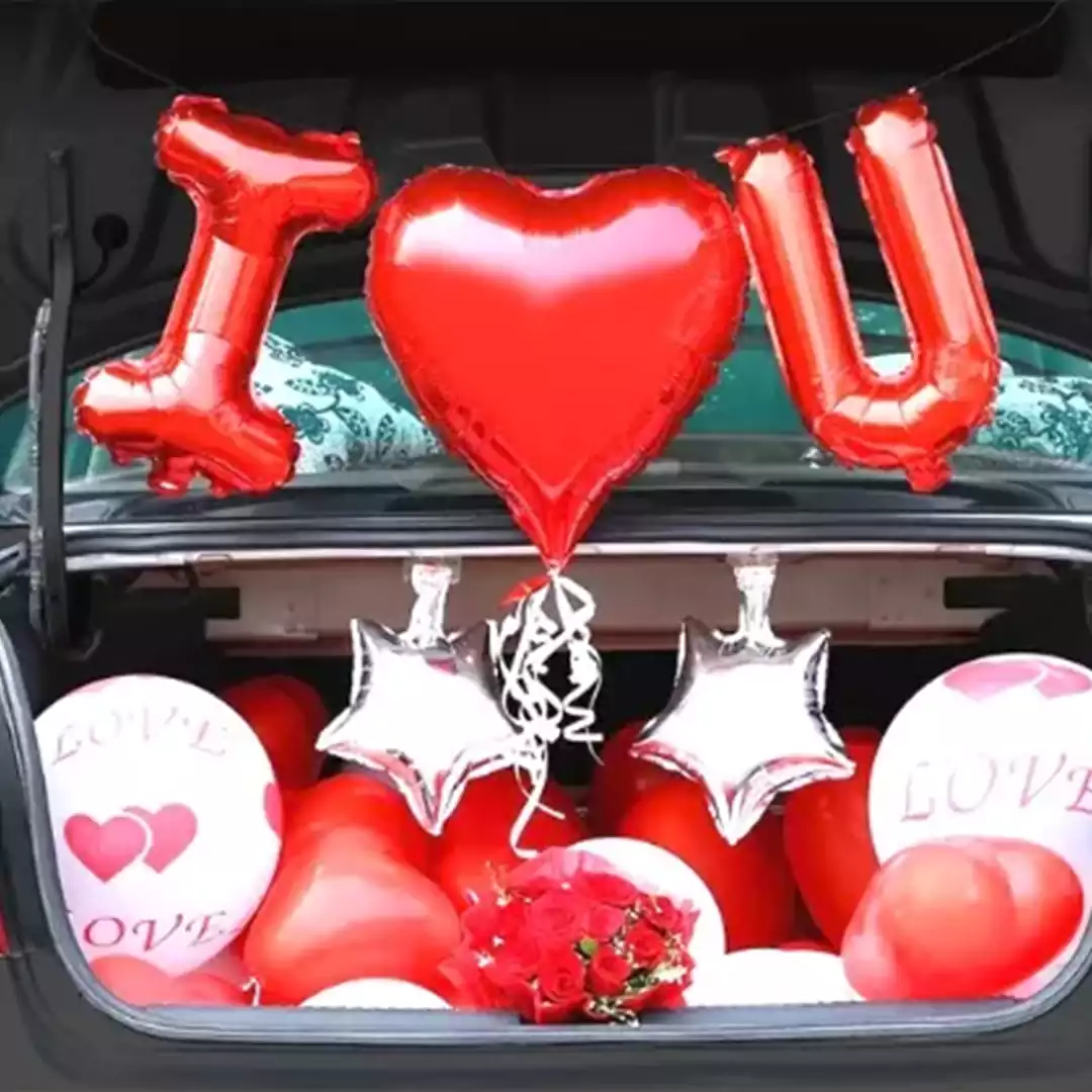 Get ready for a long-drive date with your love in a beautifully decorated car. Let's help you in surprising them with this car boot decoration.