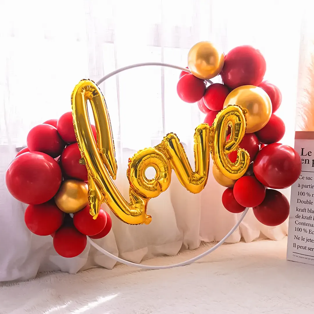 Cursive Love Balloon Ring