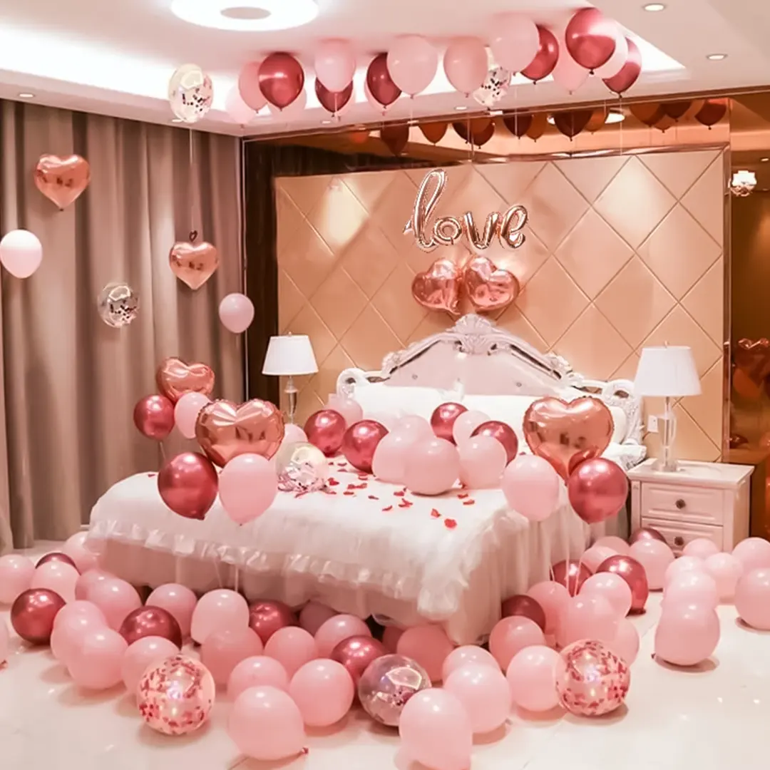 Rose Gold Romance Room Decor