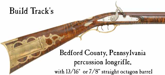 Build Track's Bedford percussion longrifle parts set, with 13/16", or 7/8" straight octagon barrelPrice: starting at $970.19