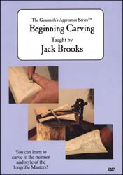  Beginning Carving on DVD The Gunsmith's Apprentice Series , by Jack Brooks 