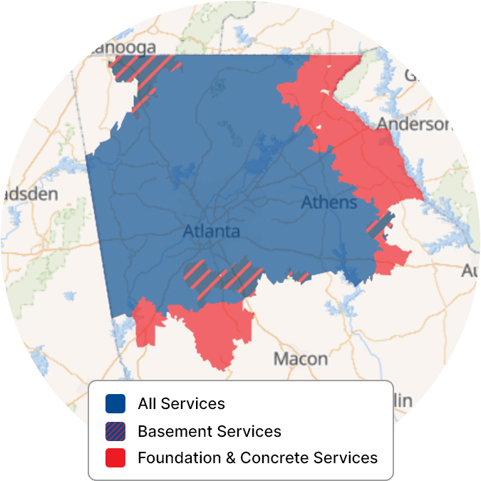 Our service area