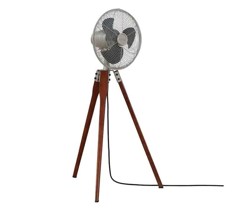 Wood Tripod Floor Fan