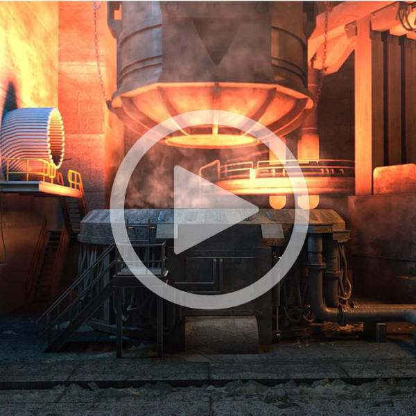 Scrap Metal Plant Operation Animation