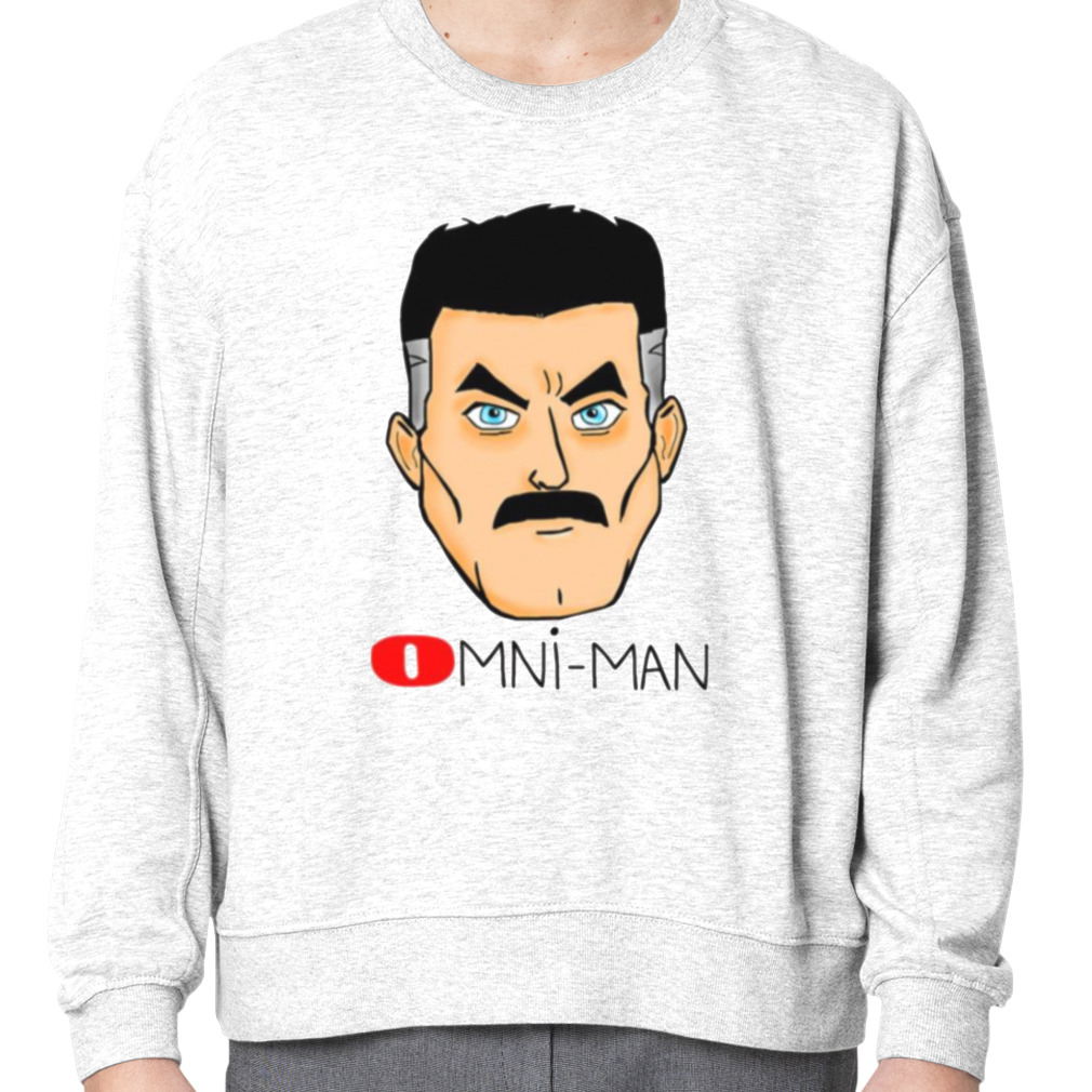 Omni Man Face Meme Invincible Cartoon shirt