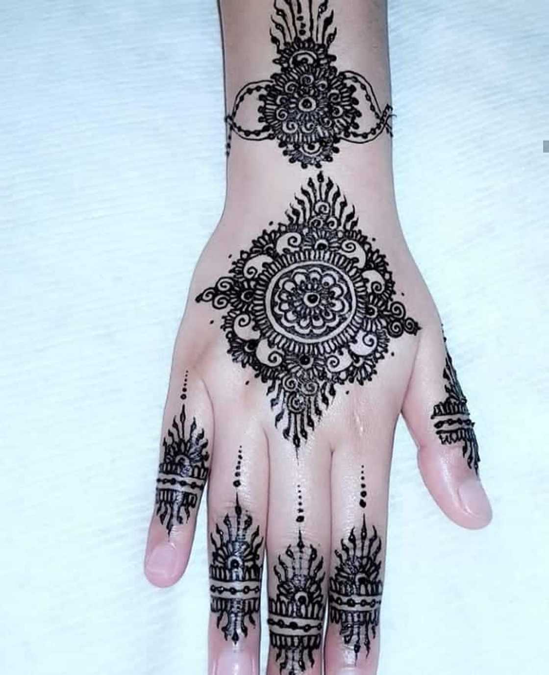 Simple mehndi designs for hands