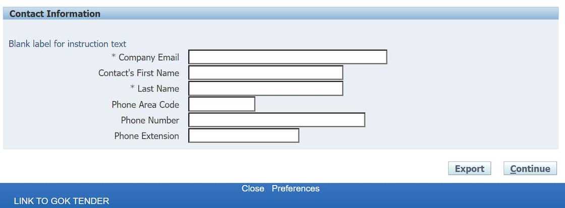 IFMIS supplier portal