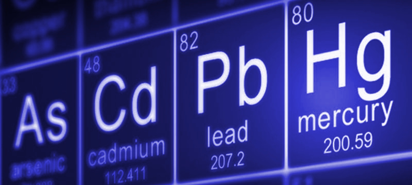 Heavy metals in the periodic table